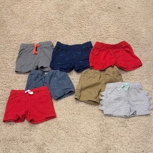 Set of 7 Toddler Shorts - various brands